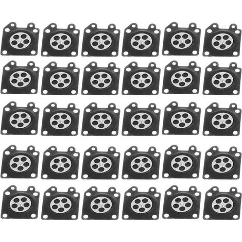 UlisemLot de 30 joints de diaphragme de carburateur pour tronçonneuse ZAMA 2500/3800/4500/5200/5800 (1/4)