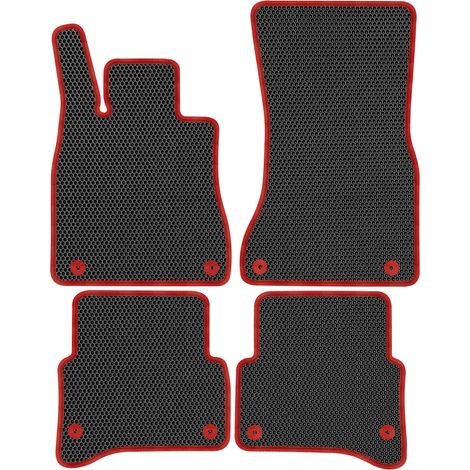 Tappetini dedicati per Classe S W223 SD Short del 2021 - EVA A NIDO D'APE NERO (1/5)