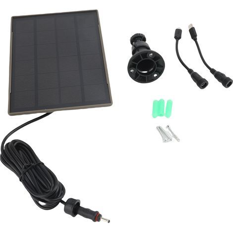Kit de chargeur solaire Portable, sortie Micro USB DC35135 C, batterie Rechargeable 6000mAh pour la photographie et les activités en plein air (1/3)