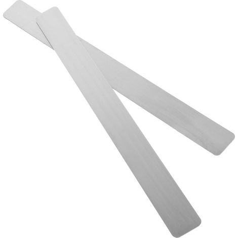 Bandes Adhésives en Fer Design Minimaliste 2pcs Résistant Déformation pour Tableau Mémo Mural Magnétique pour Bureau et Maison (1/5)