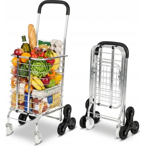 Borsa trolley da spesa leggera in rete di alluminio (1/5)