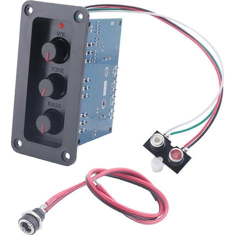 Kit de carte amplificateur audio Bluetooth 5.0 2.1 canaux avec connecteur CC femelle (1/5)