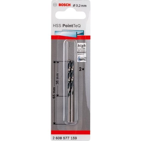 Bosch 2 HSS PointTeQ,  3,2x36x65
