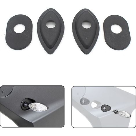 Front turn signal base spacers compatible with Honda MSX125, MSX125SF, CBR600RR and CBR1000RR models (1/5)