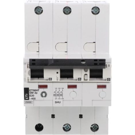 Selektiver Leistungsschalter 3P 20A E 25kA AC E etimat SM 002129221