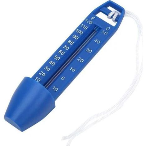 Thermometre Eau - Affichage Double Echelle Celsius Fahrenheit - Résistant Aux Chocs - Poche Integree - Pour Piscine Spa Jacuzzi Etang - 1 Unite (1/5)