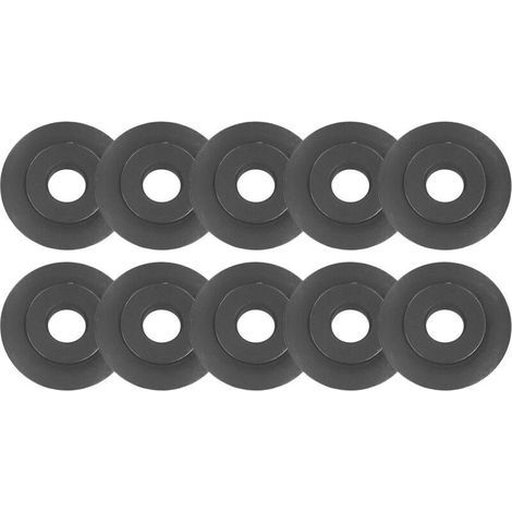 BUNTHAUS Lames de Coupe de Tuyau, Roue de Rechange, Lame de Rechange pour Tubes en Cuivre, Aluminium et Plastique, 10 Pièces