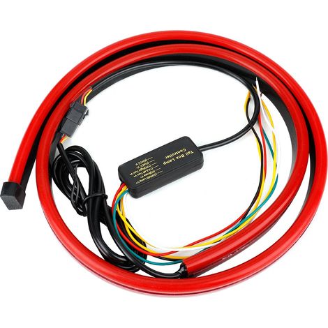 Bande LED flexible à montage en hauteur pour feux de signalisation et feux de freinage, accessoire automobile (1/5)