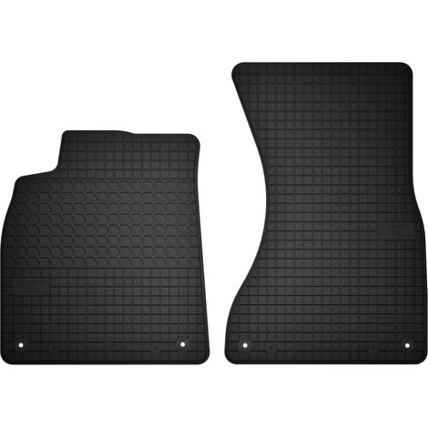 Tapis de sol avant en caoutchouc pour : Audi A6 C7 berline, break, Avant (de 2011 à 2017)