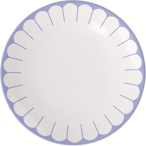 Fleur bleu assiette plate bleue, rés. lave-vaisselle/micro-ondes, ass. en porcel. pr plats principaux, grande assiette, vaisselle en céramique empilable, assiette, Porcelaine (1/5)