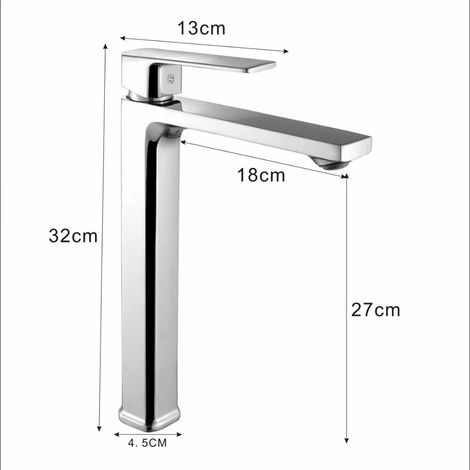 Brass alloy hot and cold water basin faucet, bathroom vanity, single-hole washbasin/washbasin splash-proof faucet - high-grade electroplating