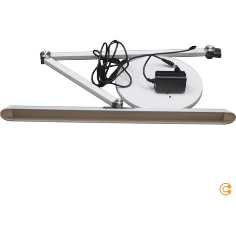 [GEBRAUCHT] B-Ware Fabas Luce Schreibtischlampe Tischleuchte LED Beba weiß dimmbar Touchschalter (1/2)