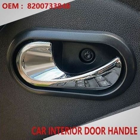 pair Gauche Poignée de traction de porte intérieure pour Renault Dacia Dokker Lodgy Logan Duster 2012-2015 2016 8200733848 (1/4)