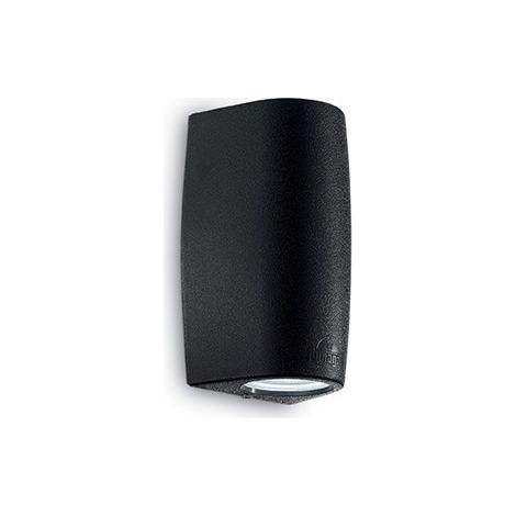 Ideal Lux Keope - Applique murale d'extérieur à 2 ampoules LED, petite montée, noir IP55, GU10 (1/2)