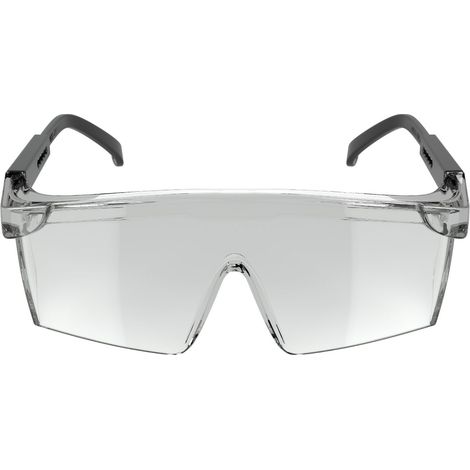 2x Schutzbrille S-400 Sicherheitsbrille mit UV-Schutz Bügel Augenschutz Augen EN170 EN166 (1/3)