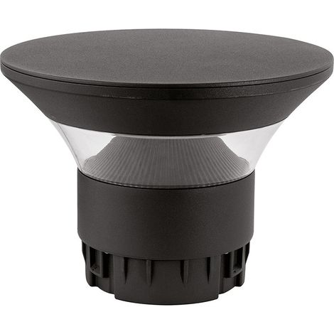 Paletto LED Diffuso GES2380 360° CCT 3000K/4000K/5000K IP65 in Alluminio Grigio Antracite Trattamento C4 - Gealuce (1/3)
