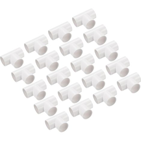 Lot de 30 Raccord en T pour Conduit en PVC 32 mm 3 Voies (1/5)