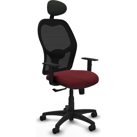 Sedia da ufficio piqueras y crespo ergonomica nero tessuto (1/2)