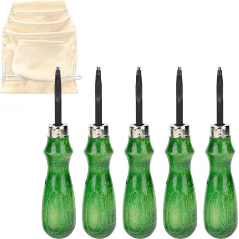 Coupe-cuir, arrondisseur d'angles, outil de coupe-cuir DIY, coupe-cuir professionnel, 0,8/1/1,2 mm, taille 0. (1/3)