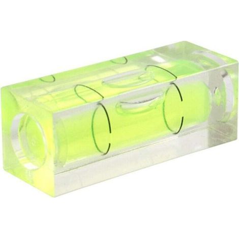 5Pcs 15 × 15 × 40 mm Niveau à bulle, Carré Mini Niveau à Bulle Petit Niveau, Niveau à Bulle de Précision avec Bulle d'air (1/5)