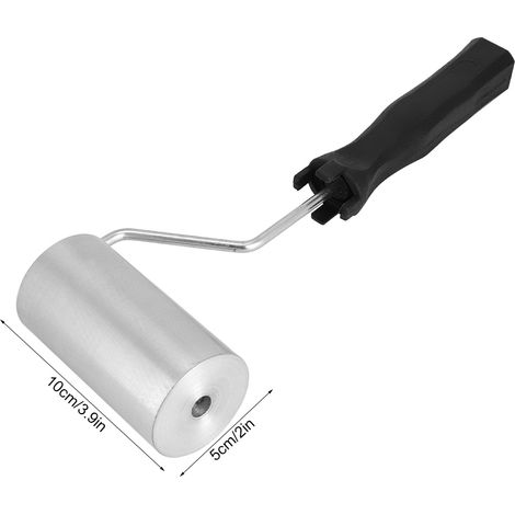 Zylindrische Aluminium-Glasfaser-Laminierwalze – Marke FRP Tool – Durchmesser 50 x 100 mm – Hochwertige Aluminiumlegierung – Spezielle Ausführung in Holzoptik (1/5)