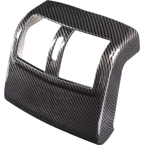 Accessoires de garniture autocollante pour sortie d'air arrière de climatisation en fibre de carbone ABS pour Mercedes-Benz Classe E W212 (201--) (1/5)