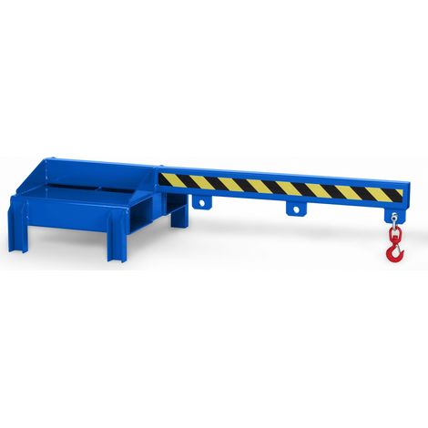 RR Industrietechnik Lastarm Typ RLA-DST bis zu 1000kg Tragkraft für Deichselstapler RAL 5010 Enzianblau