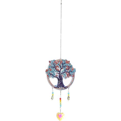 Peinture diamant attrape-soleil carillon éolien ornement suspendu (1/5)