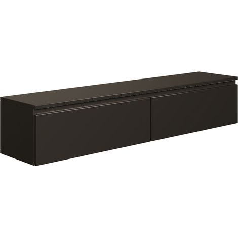 Selsey Bemmi - TV-Hängeboard, Schwarz, 150 cm