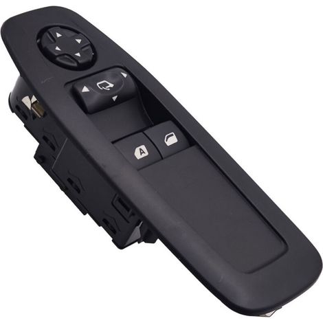Interrupteur de lève-vitre électrique automobile 96751129ZD, compatible avec les Peugeot 208, 2008, 3008 et 5008, commande la montée et la descente des vitres électriques, facile à utiliser et amélior (1/4)