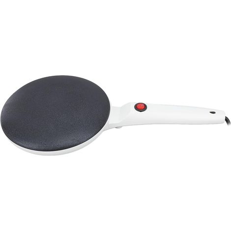 Crêpière électrique de 8 Pouces avec Poignée, Crêpière Antiadhésive, Poêle à Crêpes à Contrôle Automatique de la Température, Longue Poignée pour Crêpes Omelettes (Prise UE) (1/5)