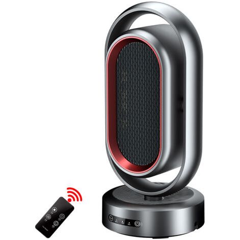 1300W electric fan heater, 2 modes, adjustable, suitable for living room, bedroom, bathroom (1/4)