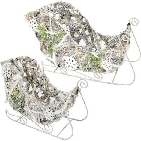 MAURY'S WOODY XMAS SLITTE DECORATIVE IN SET DA 2 PEZZI (1/4)