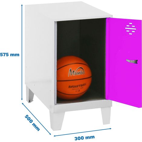 Cestino Mini Simonrack in Metallo Rosa