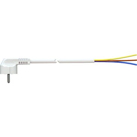 Câble Schuko Solera 1.5m Blanc Câble Schuko 1.5m 3x1.5mm2 16a Blanc - Solera (1/2)