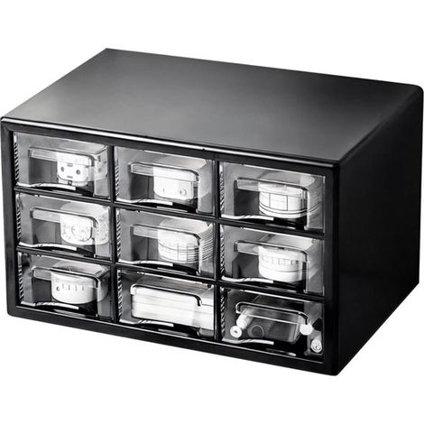 Estantería blanca de 2 niveles (24 x 14,5 x 18 cm) – Organizador de escritorio compacto de plástico para baño, cocina y cosméticos. (1/5)