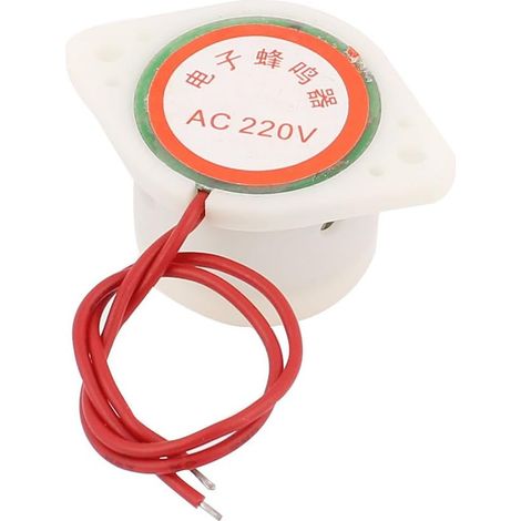 AC 220V Industrieelektronik 2-Draht Zylinder Music Sound Summer Weiß (1/2)
