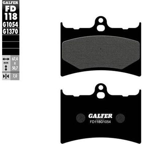 PASTILLAS DE FRENO GALFER KH126 SEMIMETÁLICAS