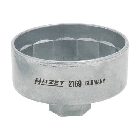 Hazet 2169-6 llave para filtro de aceite metálica 97 mm