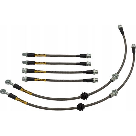 Mangueras de freno flexibles trenzadas de teflón para Mitsubishi Lancer VIII (1/5)