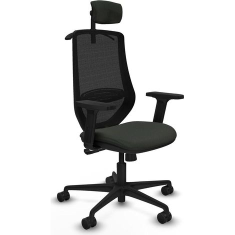 Piqueras y Crespo D036N2H Sedia da Ufficio Nera Comfort