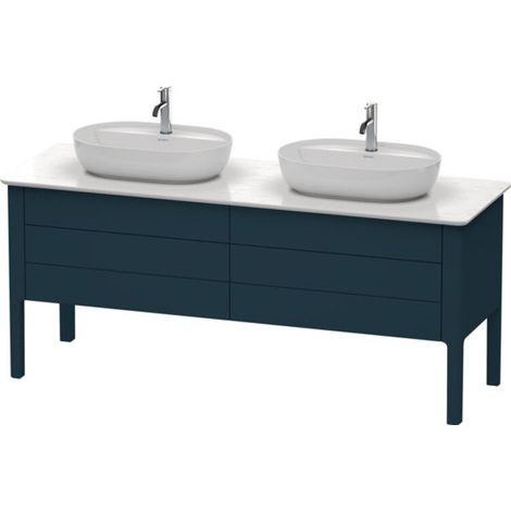 Mueble bajo lavabo LUV 743x1783x570mm Azul medianoche semibrillante (1/2)