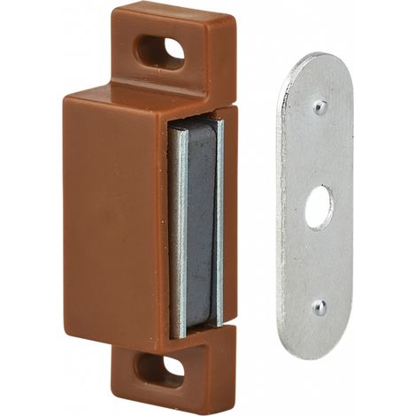 THIRARD - Loqueteau magnétique force 1 - max 3kg,pour porte d'ameublement, marron - THIRARD (1/2)