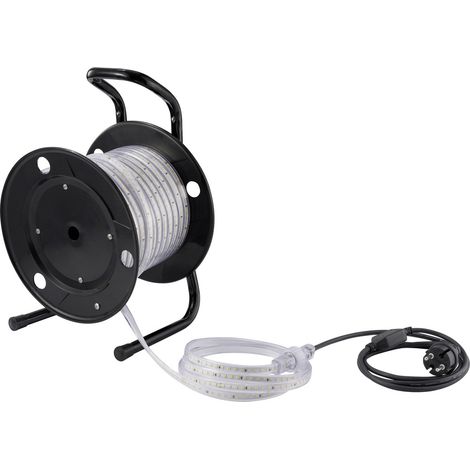 Sygonix SY-6700426 LED-Streifen mit Stecker 230 V/AC 25 m Kaltweiß 1 St. (1/5)