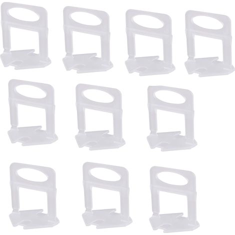 Lot de 1000 languettes de 1,5 mm - Système de nivellement de carrelage - Languettes de 1,5 mm - Aide à la pose de carreaux - Laschen - Système de pose - Outil pour carrelage