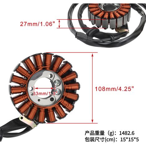 B63-H1410-11 LEXI 125 VVA Aerox Lexy Magneto-Statorspule Motorradteile (1/4)