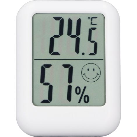 Digitales Temperatur- und Feuchtigkeitsmessgerät, präzises elektronisches Thermometer-Hygrometer für Schlafzimmer und Büro (1/5)