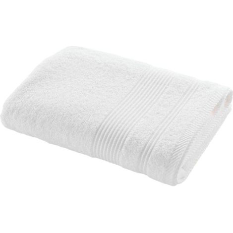 Drap de Douche "Tendresse" 70x130cm Blanc (1/4)