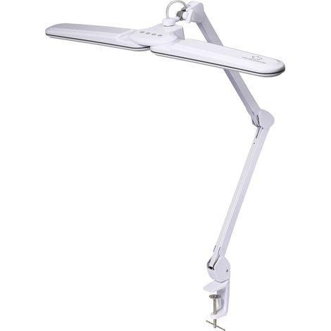Renkforce RF-7165304 Spot à pince LED LED 18 W blanc-gris (1/5)