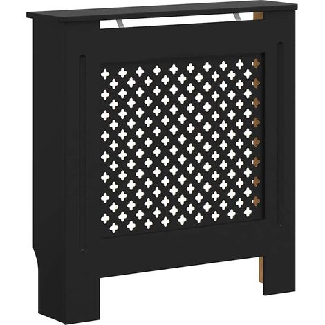 Cache-radiateur MDF Noir 78 cm